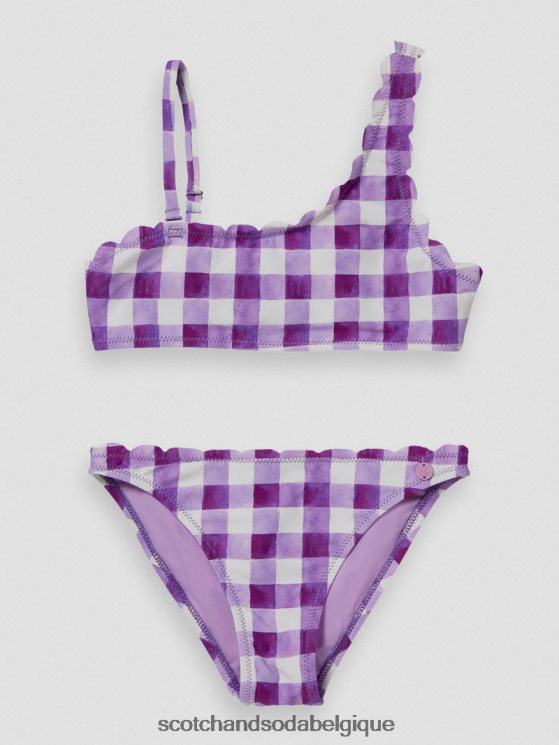 vêtements Scotch & Soda bikini à carreaux- Scotch and Soda femme chèque de bistro de mûrier 6BZRBF770
