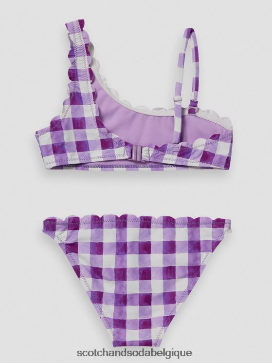 vêtements Scotch & Soda bikini à carreaux- Scotch and Soda femme chèque de bistro de mûrier 6BZRBF770
