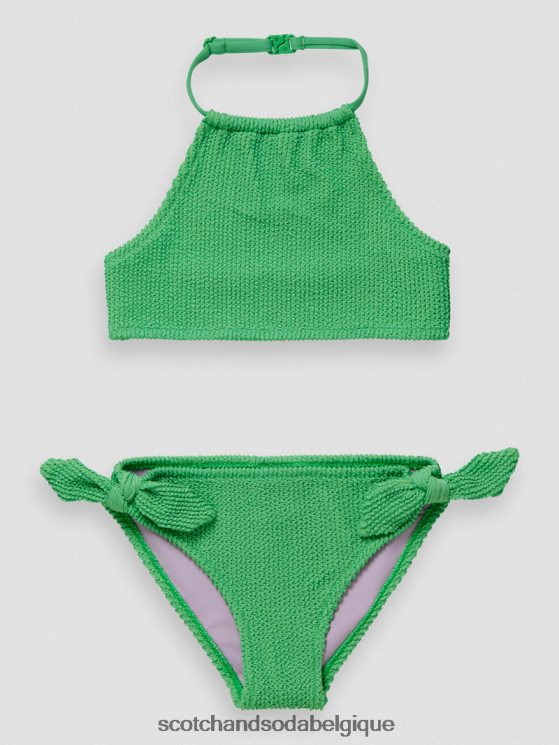 vêtements Scotch & Soda bikini dos nu froissé- Scotch and Soda Liﾨﾨge perruche 6BZRBF771