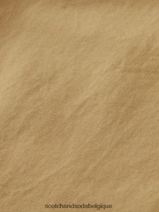 vêtements Scotch & Soda chino ample coupe fuselée- Scotch and Soda outlet sable 6BZRBF793