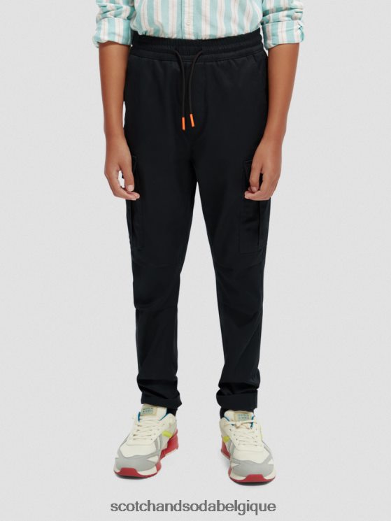vêtements Scotch & Soda pantalon cargo biologique coupe ample fuselée- Scotch and Soda Bruxelles antra 6BZRBF795