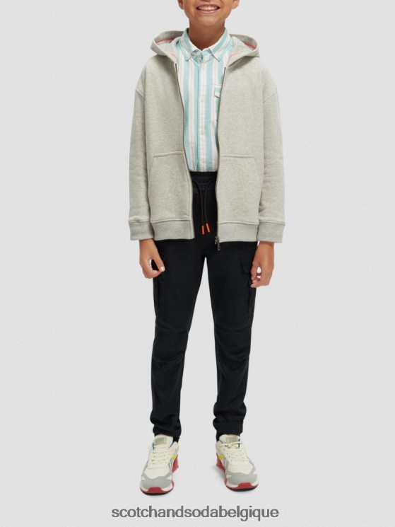 vêtements Scotch & Soda pantalon cargo biologique coupe ample fuselée- Scotch and Soda Bruxelles antra 6BZRBF795