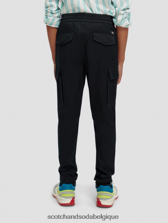 vêtements Scotch & Soda pantalon cargo biologique coupe ample fuselée- Scotch and Soda Bruxelles antra 6BZRBF795