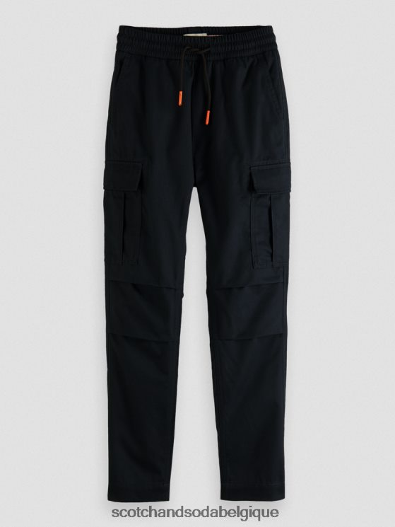 vêtements Scotch & Soda pantalon cargo biologique coupe ample fuselée- Scotch and Soda Bruxelles antra 6BZRBF795