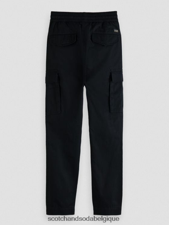 vêtements Scotch & Soda pantalon cargo biologique coupe ample fuselée- Scotch and Soda Bruxelles antra 6BZRBF795
