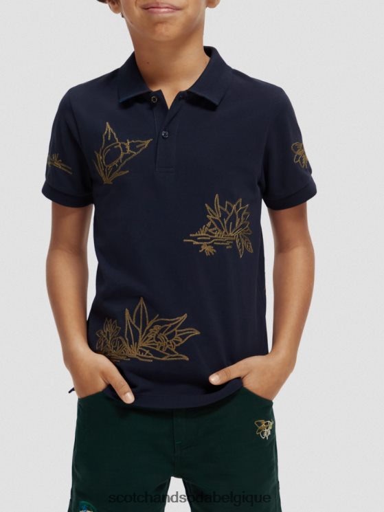 vêtements Scotch & Soda polo brodé- Scotch and Soda femme nuit 6BZRBF779