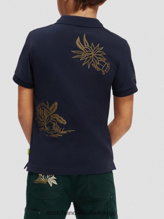 vêtements Scotch & Soda polo brodé- Scotch and Soda femme nuit 6BZRBF779