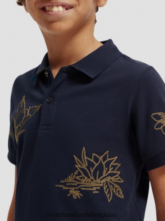 vêtements Scotch & Soda polo brodé- Scotch and Soda femme nuit 6BZRBF779
