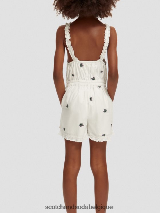 vêtements Scotch & Soda combishort brodé- Scotch and Soda Namur mini raisin 6BZRBF724