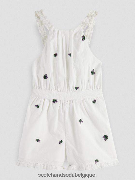 vêtements Scotch & Soda combishort brodé- Scotch and Soda Namur mini raisin 6BZRBF724