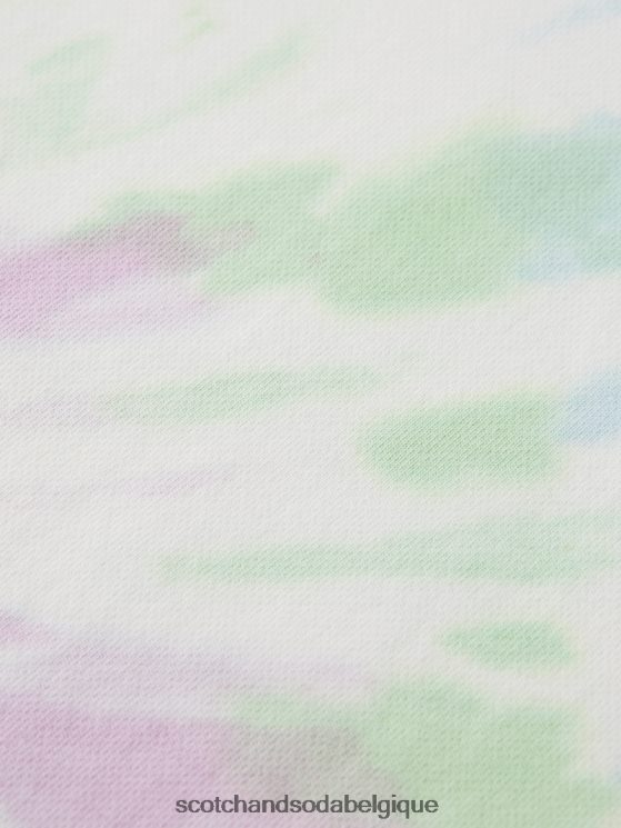 vêtements Scotch & Soda mini-robe sweat en coton biologique tie-dye- Scotch and Soda shop near me teinture de cravate 6BZRBF729