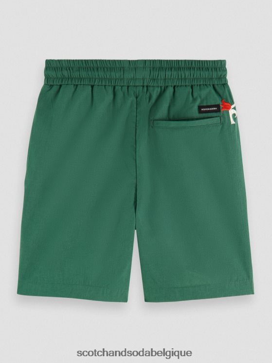 vêtements Scotch & Soda short brodé- Scotch and Soda Bruxelles militaire 6BZRBF804