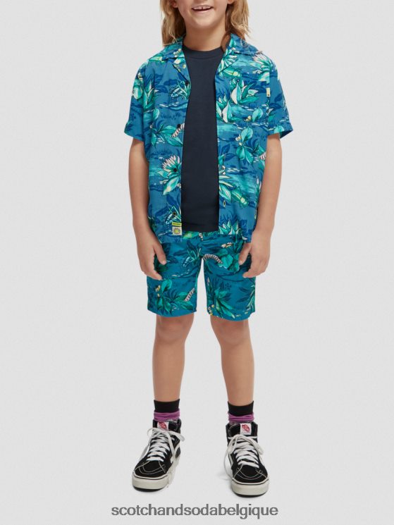 vêtements Scotch & Soda short chino mi-long imprimé- Scotch and Soda parfum des bugs partout 6BZRBF808