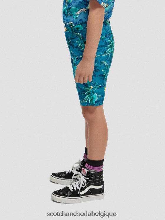 vêtements Scotch & Soda short chino mi-long imprimé- Scotch and Soda parfum des bugs partout 6BZRBF808