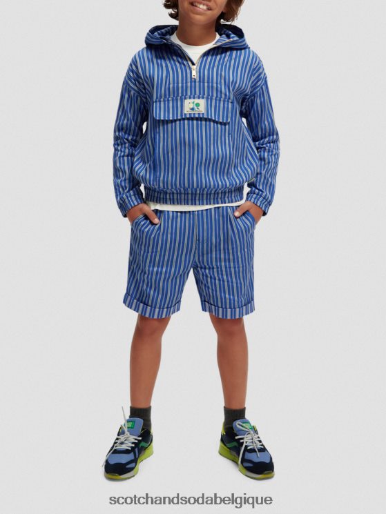 vêtements Scotch & Soda short chino semi-élastiqué- Scotch and Soda shop near me bande bleue 6BZRBF810