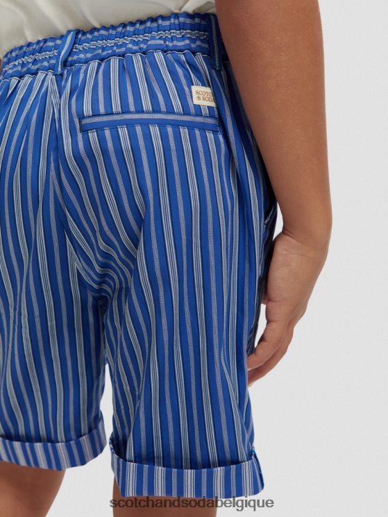 vêtements Scotch & Soda short chino semi-élastiqué- Scotch and Soda shop near me bande bleue 6BZRBF810
