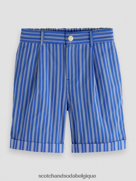 vêtements Scotch & Soda short chino semi-élastiqué- Scotch and Soda shop near me bande bleue 6BZRBF810