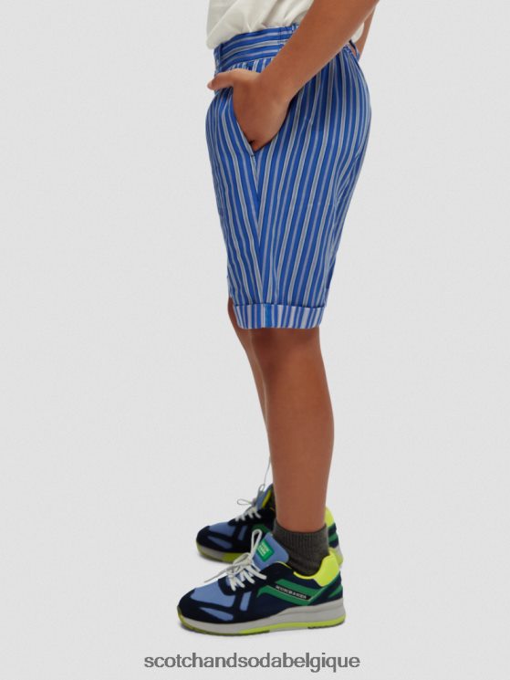 vêtements Scotch & Soda short chino semi-élastiqué- Scotch and Soda shop near me bande bleue 6BZRBF810