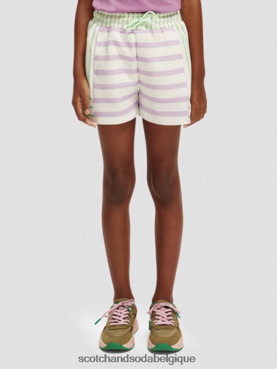 vêtements Scotch & Soda short de survêtement à rayures mélangées- Scotch and Soda shop near me rayé 6BZRBF765