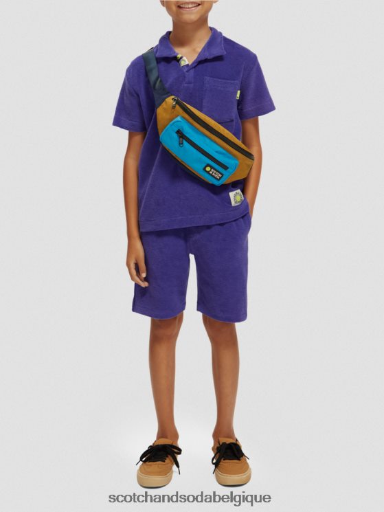 vêtements Scotch & Soda short en molleton tricoté- Scotch and Soda shop online violet 6BZRBF809