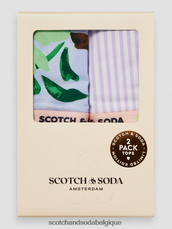 vêtements Scotch & Soda Lot de 2 brassières- Scotch and Soda parfum combo b 6BZRBF763