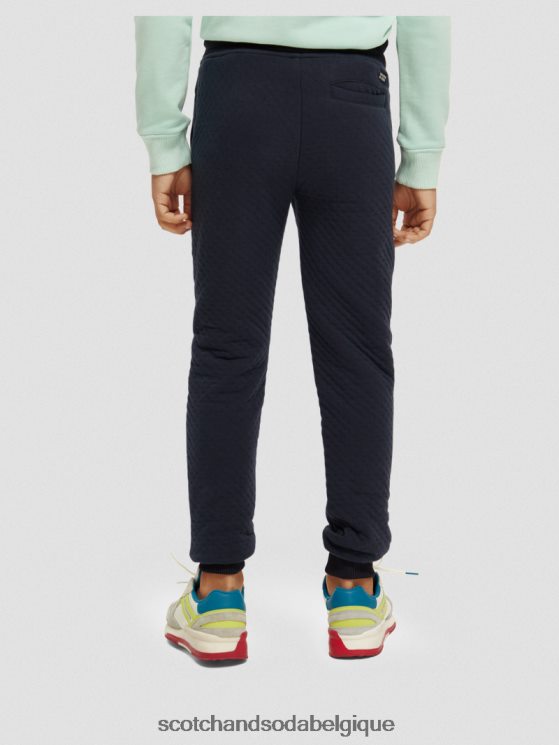 vêtements Scotch & Soda pantalon de jogging en jersey contrecollé- Scotch and Soda Belgique nuit 6BZRBF776