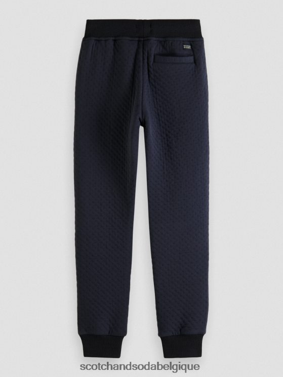 vêtements Scotch & Soda pantalon de jogging en jersey contrecollé- Scotch and Soda Belgique nuit 6BZRBF776