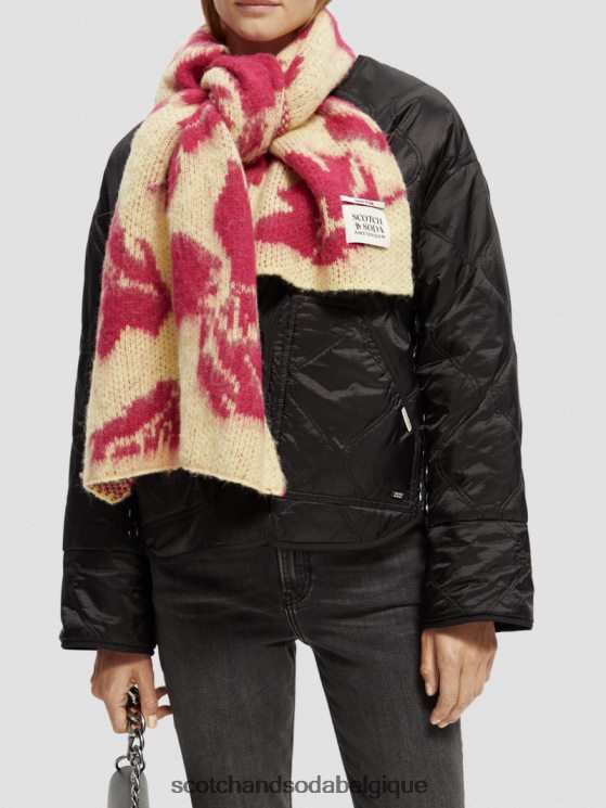 accessoires Scotch & Soda écharpe tissée en jacquard brossé- Scotch and Soda shop near me Popcorn 6BZRBF279