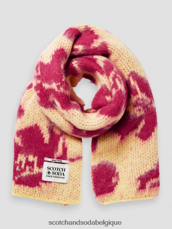 accessoires Scotch & Soda écharpe tissée en jacquard brossé- Scotch and Soda shop near me Popcorn 6BZRBF279