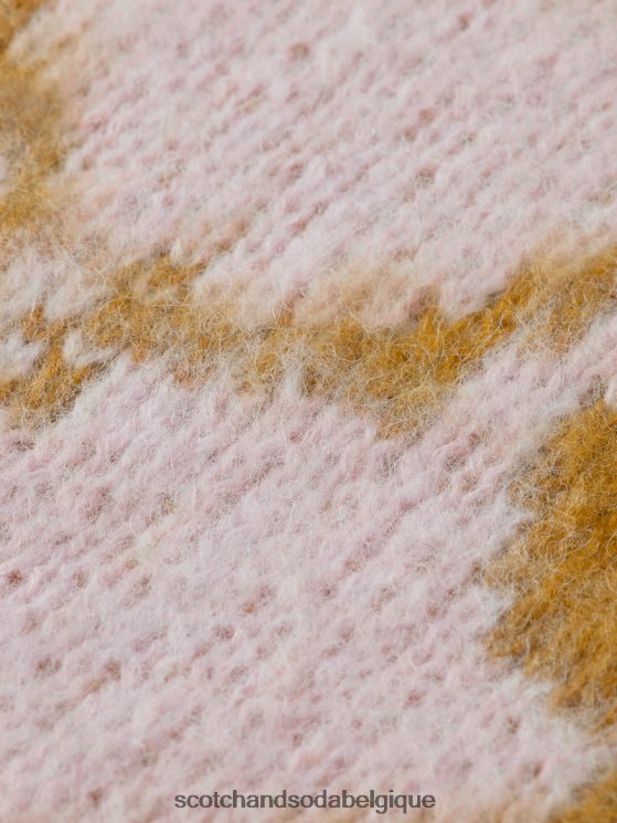 accessoires Scotch & Soda écharpe tissée en jacquard brossé- Scotch and Soda shop online caramel 6BZRBF278