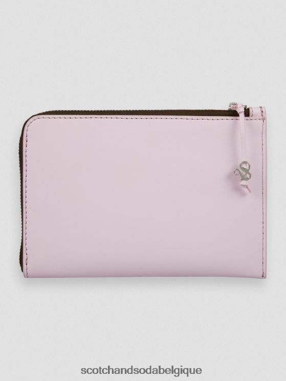 accessoires Scotch & Soda portefeuille de voyage en cuir- Scotch and Soda femme Elvis Rose 6BZRBF275