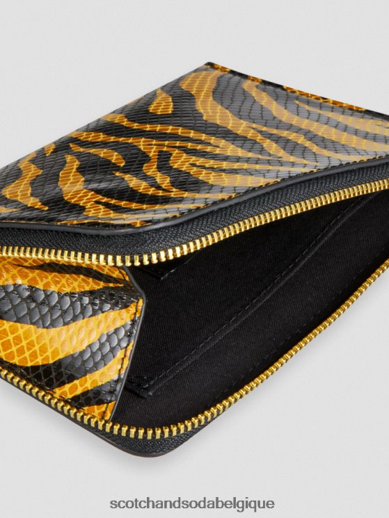 accessoires Scotch & Soda portefeuille de voyage en cuir- Scotch and Soda outlet combo k 6BZRBF271