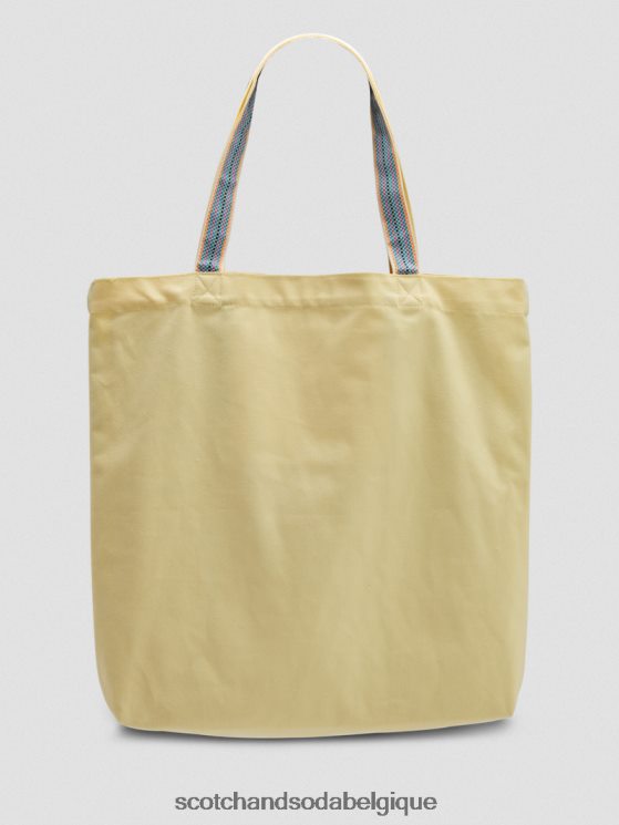 accessoires Scotch & Soda sac fourre-tout en toile à motif artistique- Scotch and Soda parfum banane 6BZRBF268