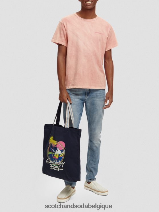 accessoires Scotch & Soda sac fourre-tout en toile à motif artistique- Scotch and Soda shop online marine 6BZRBF269