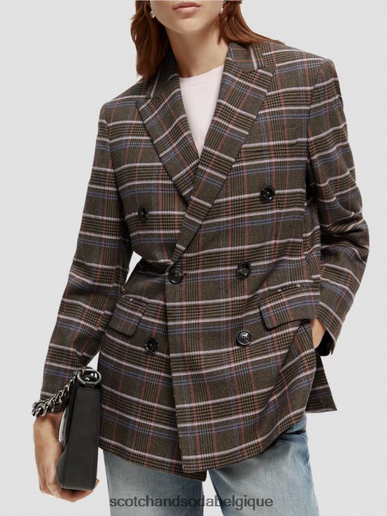 vêtements Scotch & Soda blazer à double boutonnage Heritage- Scotch and Soda shop near me pop du patrimoine 6BZRBF180