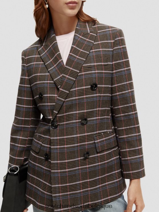 vêtements Scotch & Soda blazer à double boutonnage Heritage- Scotch and Soda shop near me pop du patrimoine 6BZRBF180