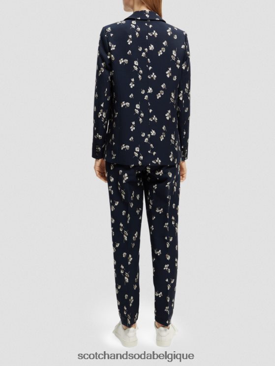 vêtements Scotch & Soda blazer en jacquard imprimé coupe décontractée- Scotch and Soda Bruxelles tulipes 6BZRBF174