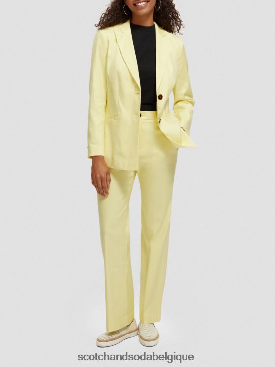 vêtements Scotch & Soda blazer à simple boutonnage- Scotch and Soda Belgique Popcorn 6BZRBF182