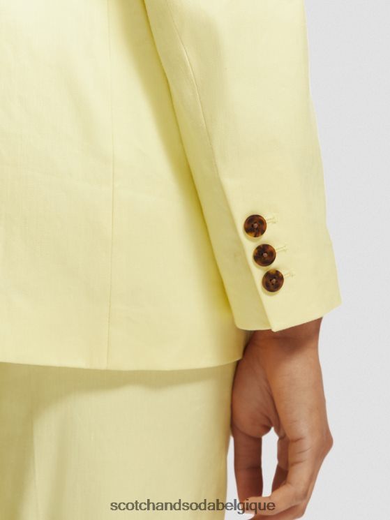 vêtements Scotch & Soda blazer à simple boutonnage- Scotch and Soda Belgique Popcorn 6BZRBF182