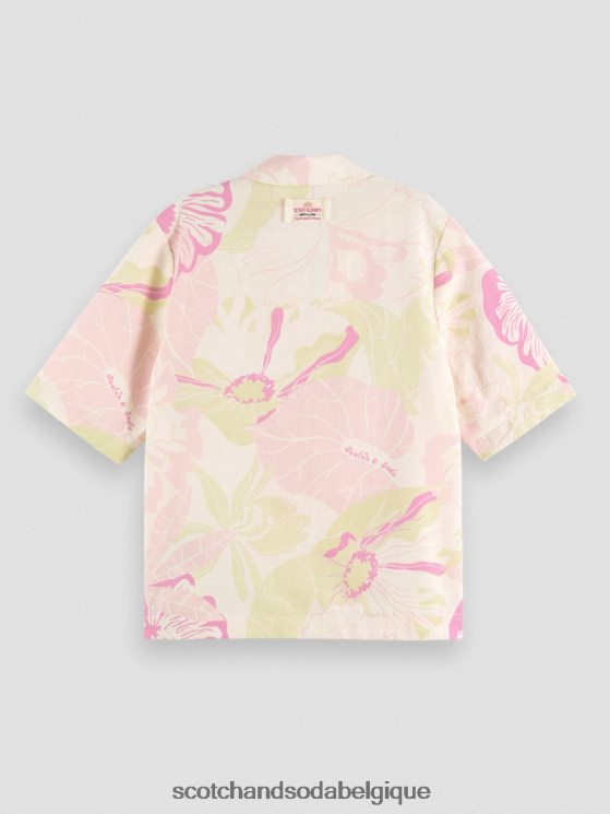 vêtements Scotch & Soda chemise de camp imprimée- Scotch and Soda Liﾨﾨge fleur de vondelfield 6BZRBF42