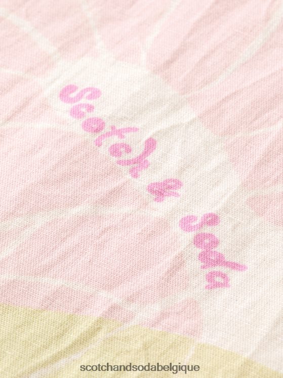 vêtements Scotch & Soda chemise de camp imprimée- Scotch and Soda Liﾨﾨge fleur de vondelfield 6BZRBF42