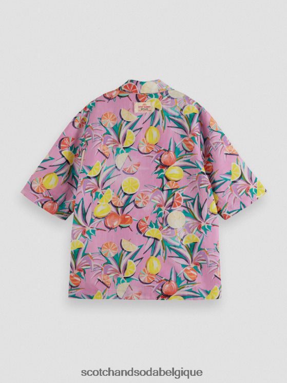 vêtements Scotch & Soda chemise de camp imprimée- Scotch and Soda parfum orchidée de courge aux agrumes 6BZRBF43