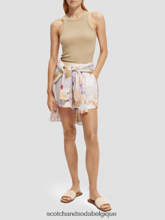 vêtements Scotch & Soda débardeur à dos nageur en coton biologique- Scotch and Soda Liﾨﾨge kaki 6BZRBF87