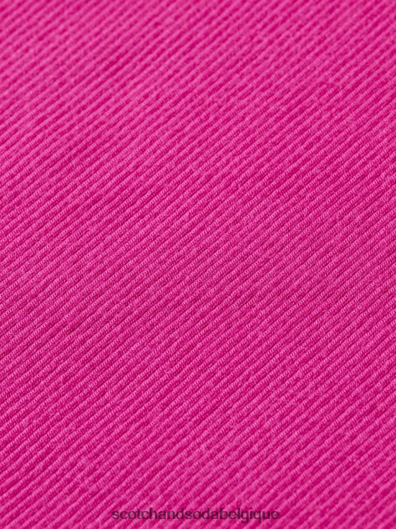vêtements Scotch & Soda débardeur à dos nageur en coton biologique- Scotch and Soda femme fuchsia 6BZRBF86
