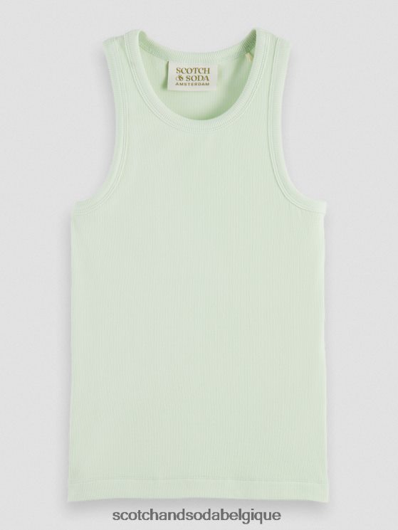 vêtements Scotch & Soda débardeur à dos nageur en coton biologique- Scotch and Soda parfum écume de mer 6BZRBF88