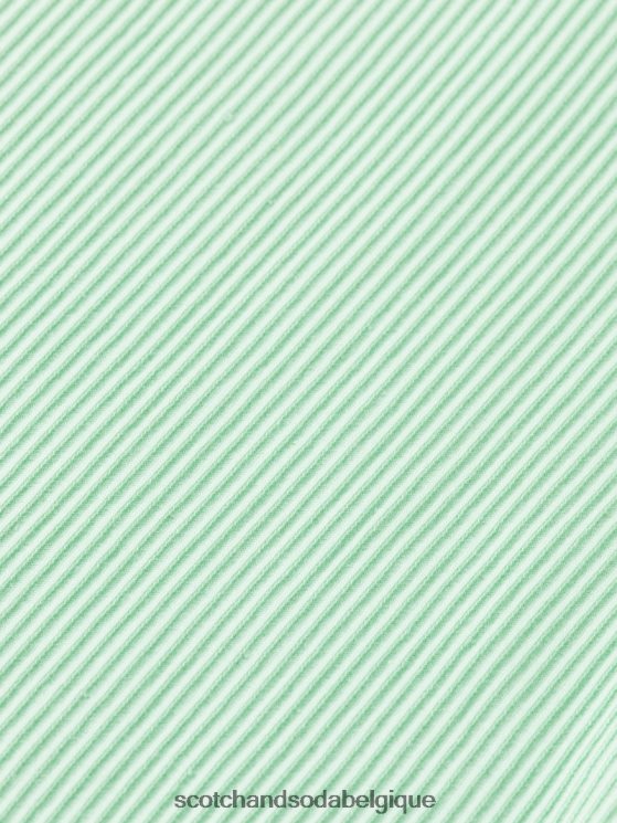 vêtements Scotch & Soda débardeur à dos nageur en maille côtelée- Scotch and Soda Bruxelles frêne vert 6BZRBF111