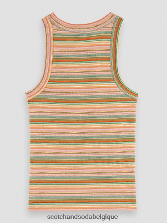 vêtements Scotch & Soda débardeur nageur rayé- Scotch and Soda shop online jersey multi-rayures 6BZRBF80