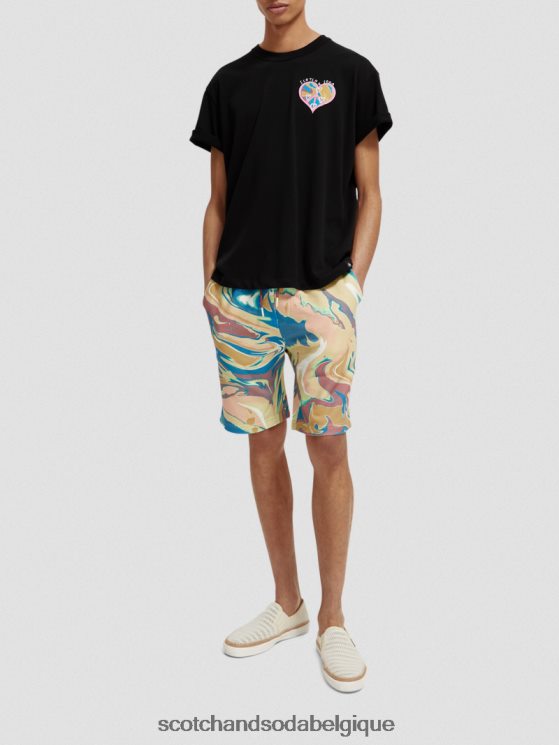 vêtements Scotch & Soda né pour aimer t-shirt- Scotch and Soda femme noir 6BZRBF122