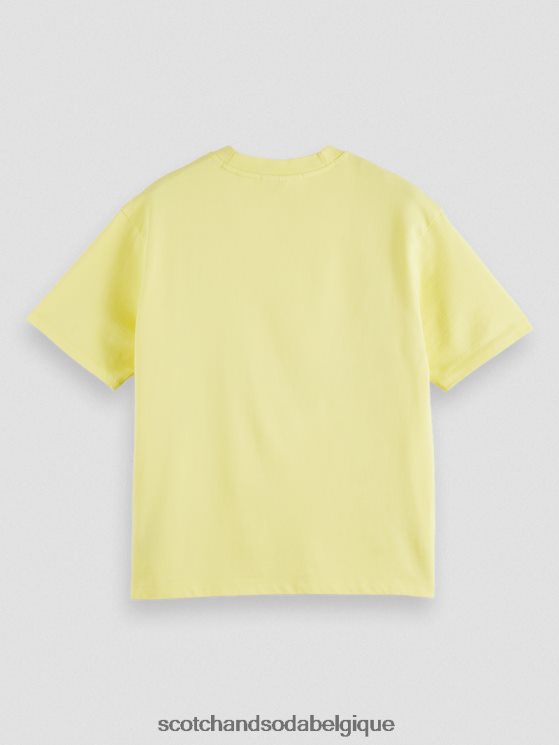 vêtements Scotch & Soda t-shirt ample à imprimé graphique- Scotch and Soda outlet Popcorn 6BZRBF64