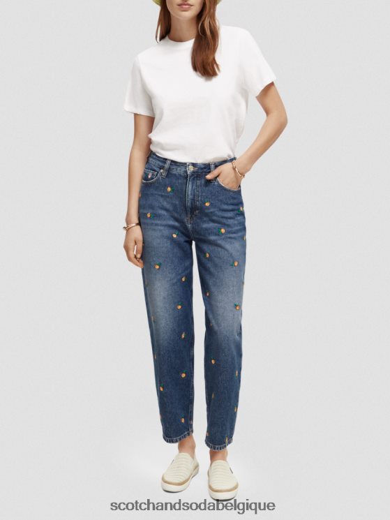 vêtements Scotch & Soda t-shirt coupe classique- Scotch and Soda Namur blanc 6BZRBF103